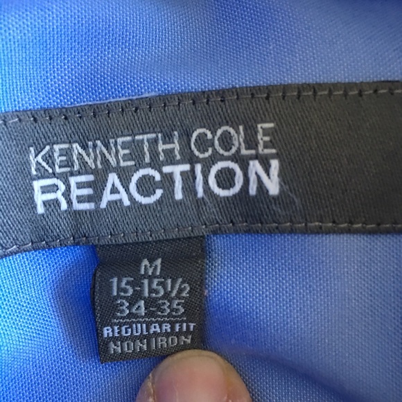 Kenneth Cole Reaction Dress Shirt. Men’s med.❤️ - Picture 5 of 8